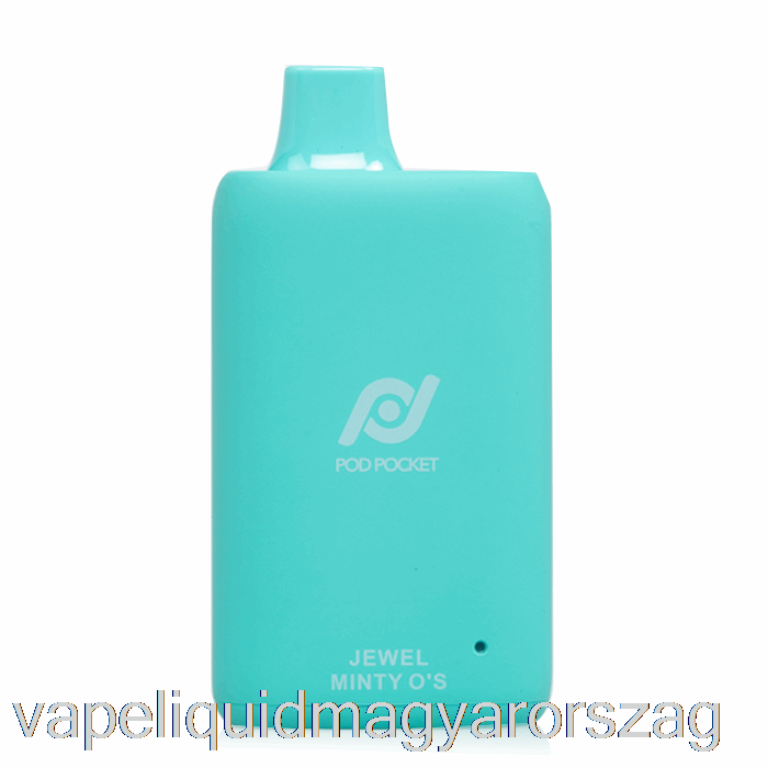 Hüvely Zseb 7500 0% Nulla Nikotin Eldobható ékszer Minty O's Vape Folyadék